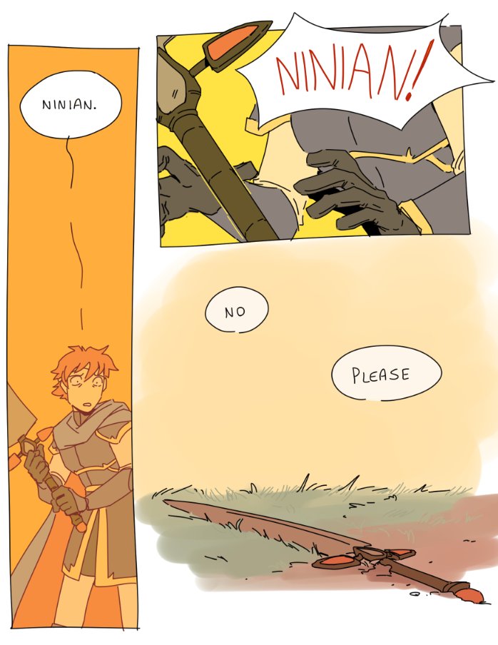 krazieka2's tweet image. Rolan voice: "well obviously I wouldn't have given you the Sword of Dragon Genocide if I had known there were dragons you DIDN'T want to kill"