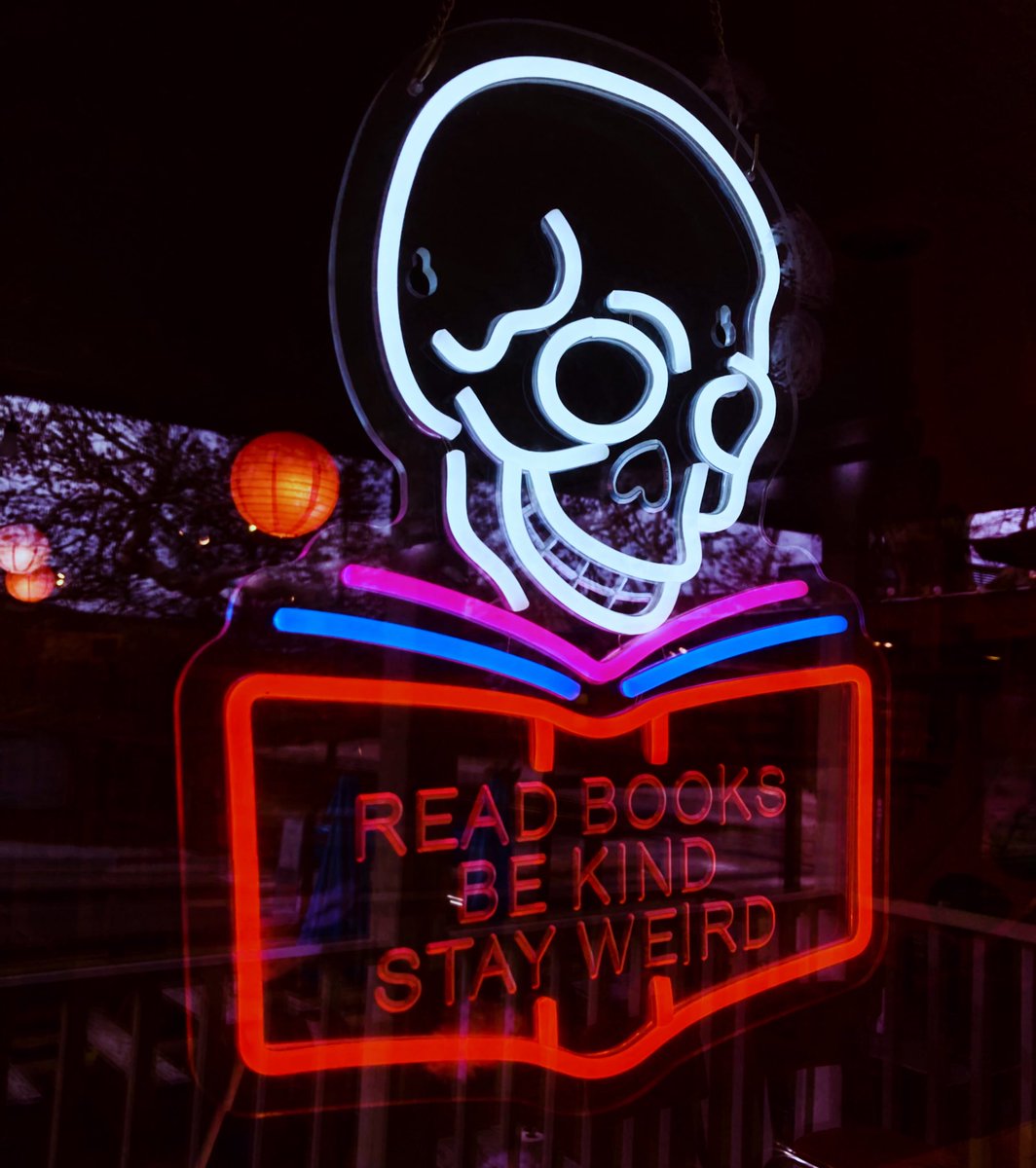 MyDarkLibrary's tweet image. Our vibe for 2026 courtesy of our resident fiends at The Floating Bookshop OKC!

What independent bookstore will you patron first this new year? Tag them below.