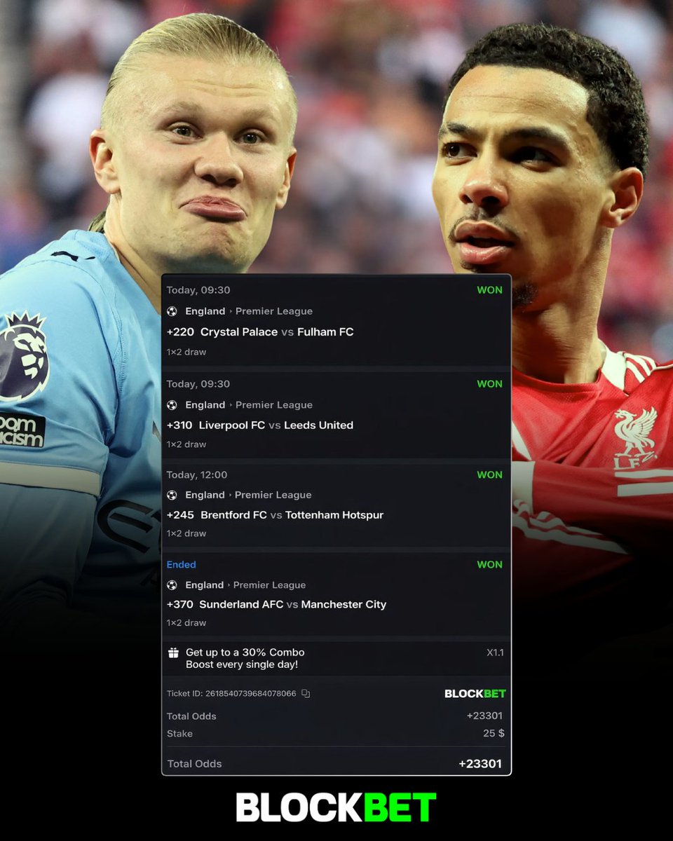 BlockBetGG's tweet image. Bet of the night. 😮‍💨

Premier League was dead tonight.
Four draws. Three 0-0s.
But that’s exactly what this player needed.

$25 ➞ $5,850.37 💵

Insane. GG’s. 🤝