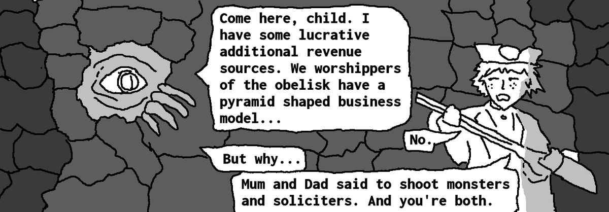 PenseesofPascal's tweet image. Gothic Comic.