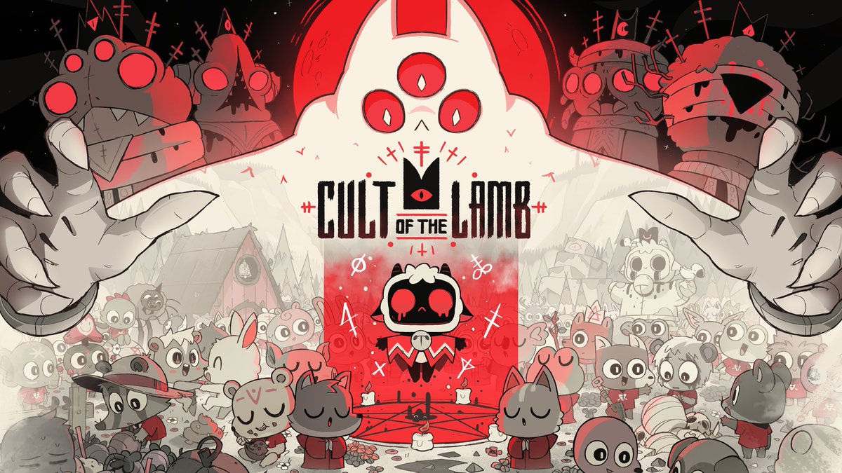 cultofthelamb's tweet image. New Year, New Base Game Key Art 👀