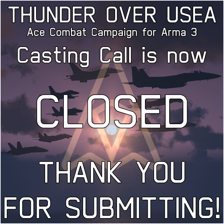 And that's a casting call! 87 submissions on the Google Form and 19 on <a href="/CastingCallClub/">Casting Call Club</a>! Some of you have been cast for Mission 5 already, but Missions 6-12 will be cast as I finish making them.

Thanks to all applicants, I will reach out if and when I need you.

<< Stay fly. >>