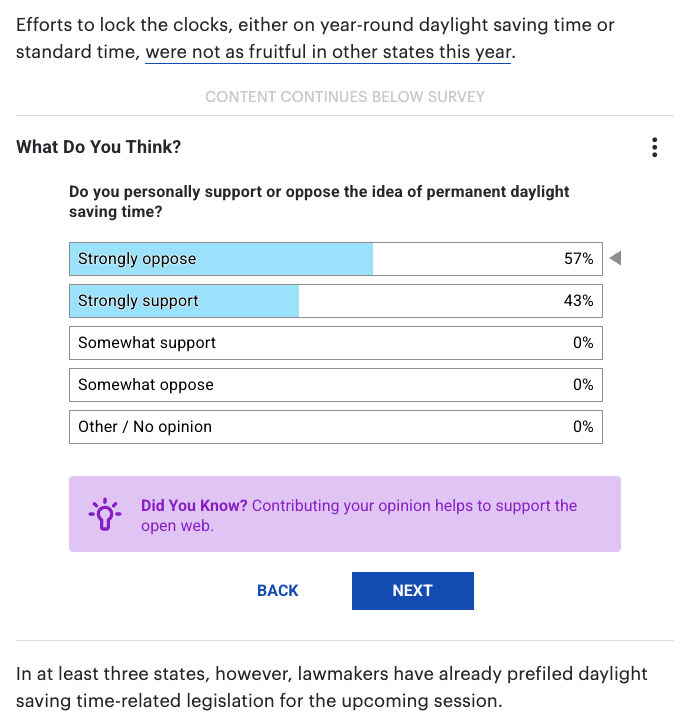 mr_jay_pea's tweet image. Poll near the middle-end of this article asks pDST yes/no. I voted no (“strongly oppose”). thehill.com/homenews/nexst…