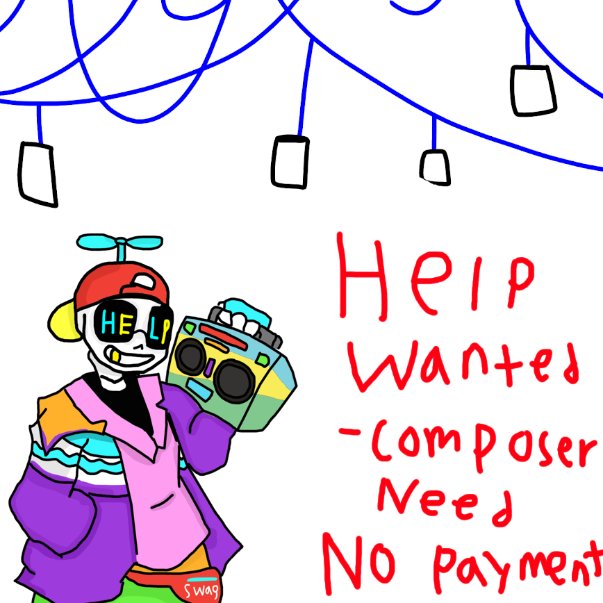 Nico_07164's tweet photo. Help wanted Friday night funkin vs au v1
Hello I am looking people who can help us make progress for our mod since been going very slow lately 
we need:
-Composer/musician
-Coder
just dm on twitter or discord if your interested
#fnf #fridaynightfunkin #undertaleAU https://t.co/SLYWGW1cxA