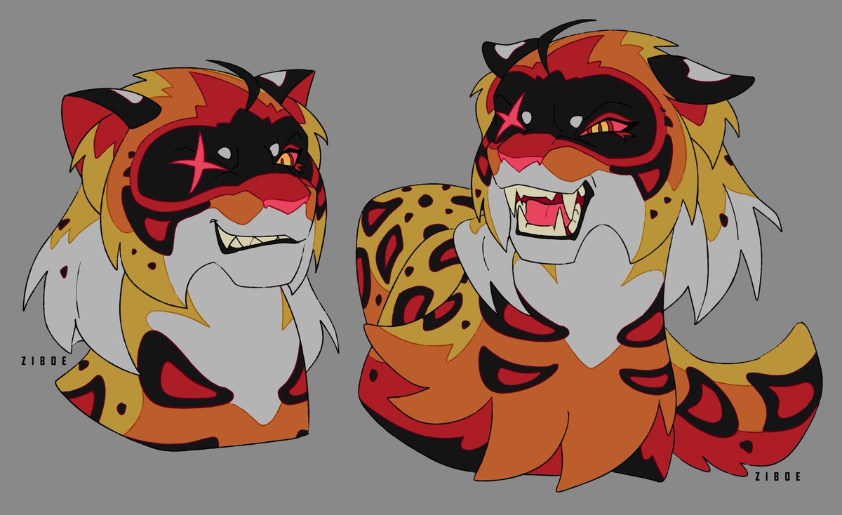 Designed this character! she reminds me of a flaming hot cheeto XD she is up for sale if interested! toyhou.se/36958462.amber…