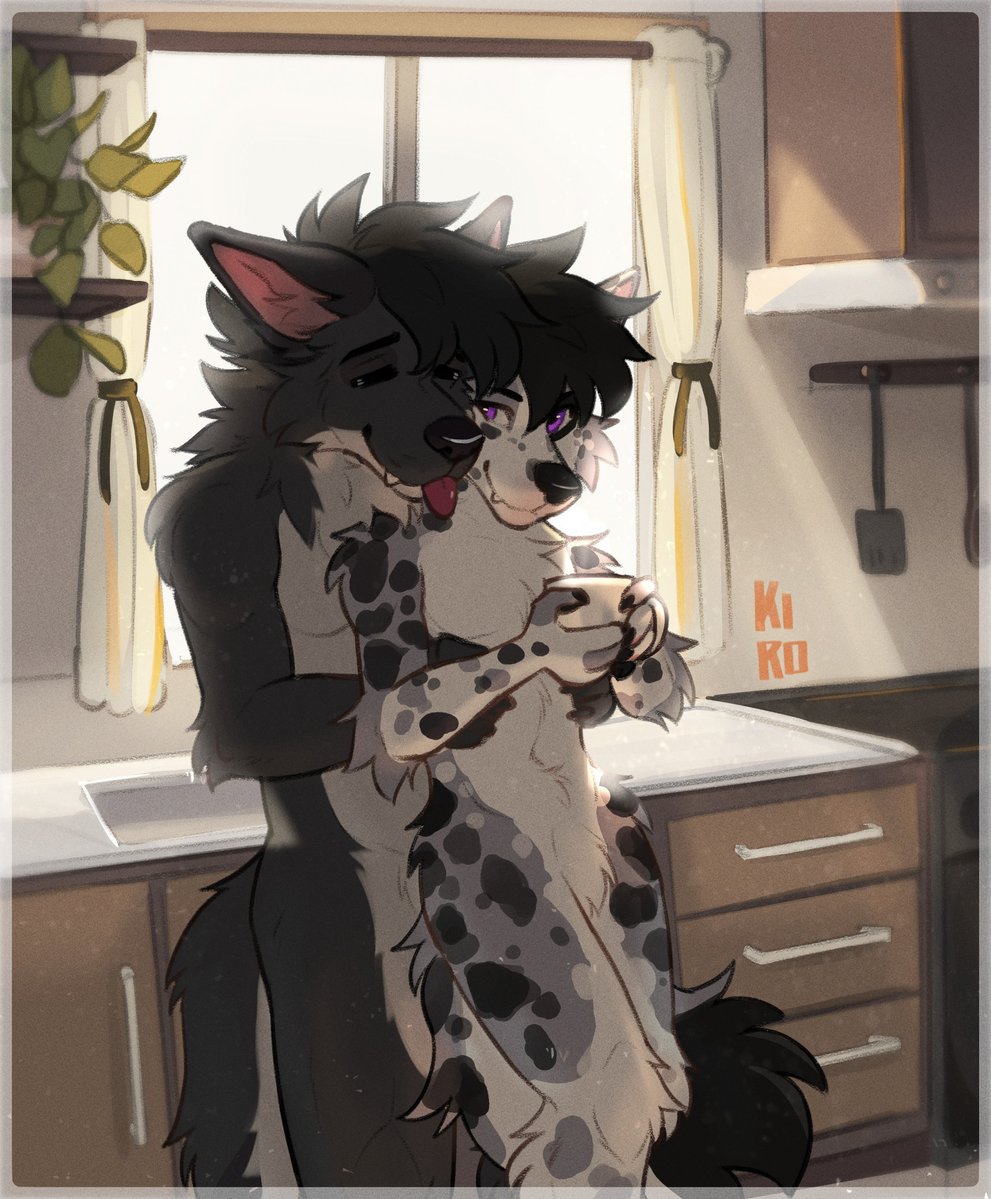 AnthroWolfie's tweet image. Sweet mornings ☕️🌅❤️

🎨 Art by @fenneckiro