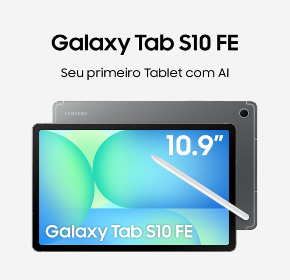 _PromoClub_'s tweet photo. TABLET PARA ESTUDAR! 
Tablet Samsung Galaxy Tab S10 FE, Cinza, 128GB, 8GB RAM, Tela Imersiva de 10.9" 90Hz  - Android 15
De R$ 4.200 Por R$ 2.650
Loja SAMSUNG na Amazon
https://t.co/7swWufDXP7

#Samsung #promoção #tabletsamsung #TabS10FE https://t.co/F3BnkcsYm2