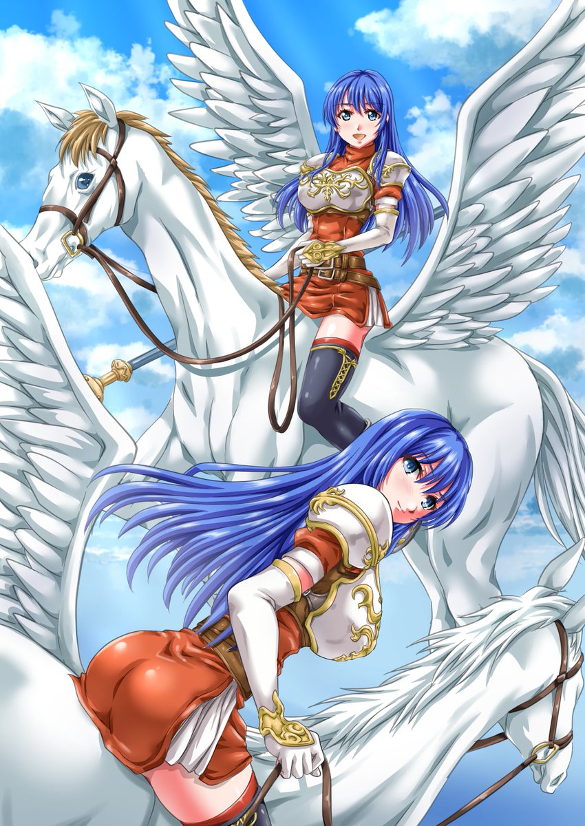 おはようございます!⛄🎍
ファイアーエムブレムのシーダさんです 