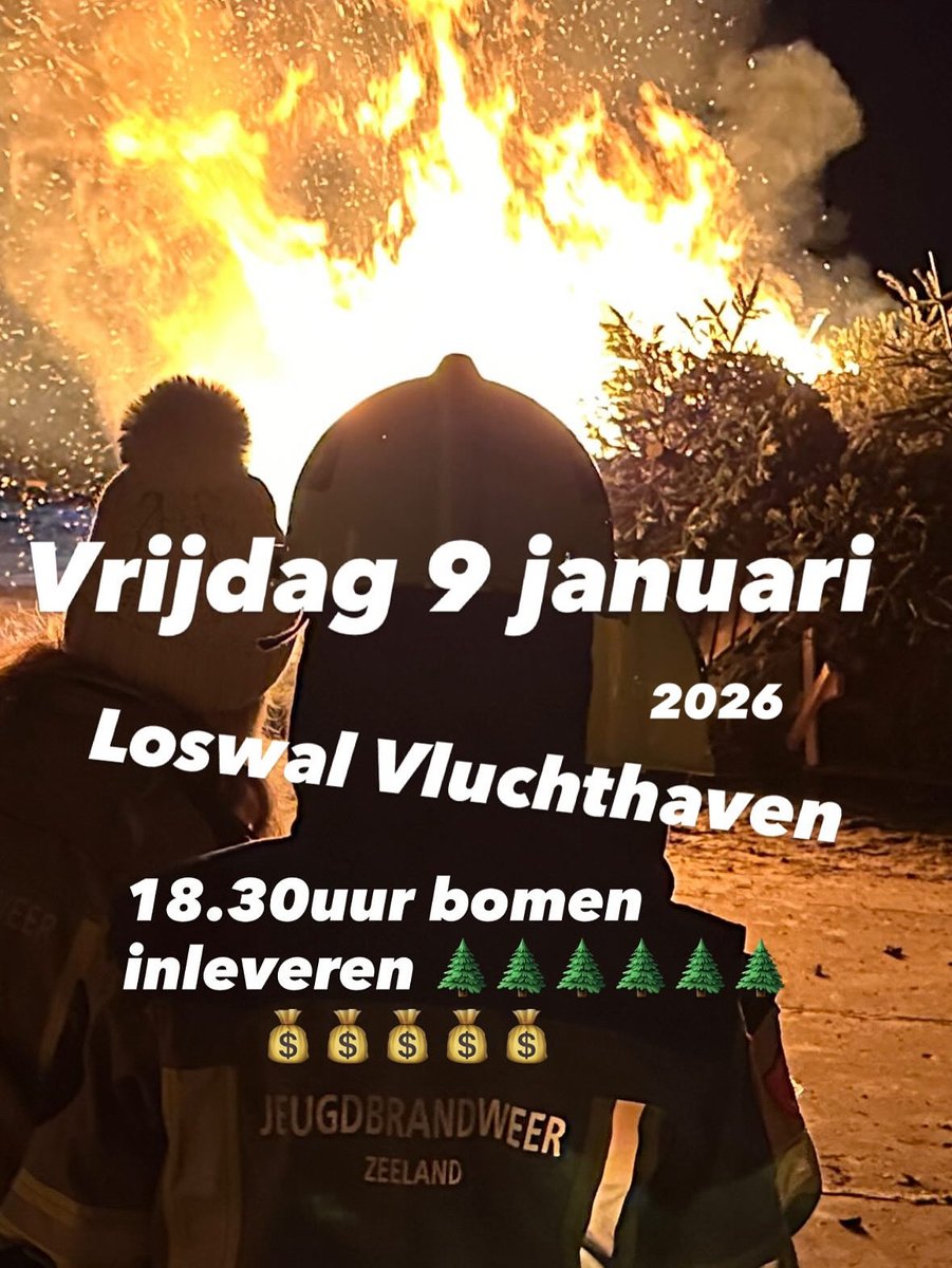 #Bruinisse #Aquadelta #jbwbru #jeugdbrandweer #brandweer vrijdag 9 januari kerstboom verbranding loswal vluchthaven van 18.30uur mogen daar de kerstbomen uit Bruinisse worden ingeleverd. En rond 19.00uur zullen we gezellig met elkaar van het 🔥🔥🔥genieten