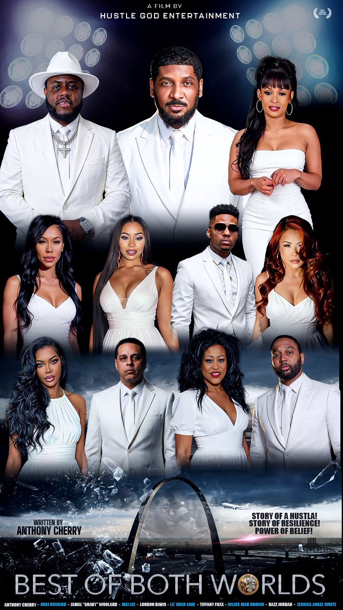 AnthonyCherry's tweet photo. Happy To Share the Cast Photo of My New TV series that I Wrote and Staring in “Best of Both Worlds” Think Empire/Pvalley/BMF but takes place in St.Louis Happy New Year 🎬Day 1 &amp; 2 God Be The Glory 🍒 https://t.co/MjaFwTbL1h