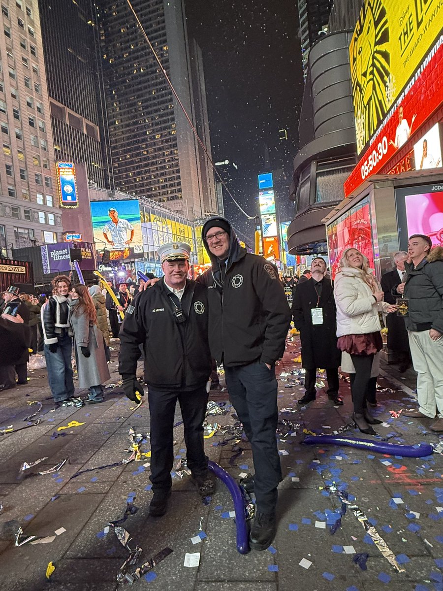 Happy 2026 to everyone, another year to make memories &amp; life happen. You got this. Nothing quite like Times Square on NYE, so happy I got to work this event for the 18th time, and first time in a few years. It truly is magical, no matter how cold it was. I’m glad my family got to