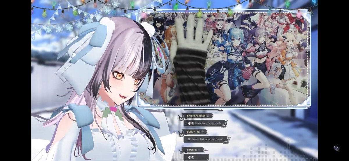 Shiori's hand 👀!!! Best year already 🖤🤍 #ShiorinOnAir