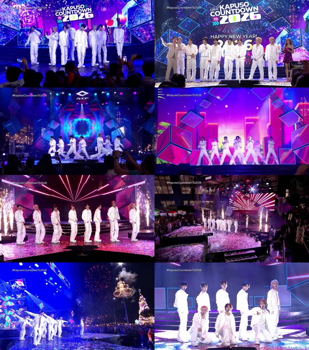kbsworld_enter's tweet photo. 아홉, 'Kapuso Countdown to 2026' 성료⋯필리핀수놓은 K팝 떼창
-아홉, 필리핀서 새해맞이⋯초대형 카운트다운쇼 헤드라이너 완벽 활약
-아홉, 데뷔 첫해 활동 성공적 마무리⋯서울팬콘으로 2026년 활동 포문

[사진제공 = GMA 'Kapuso Countdown to 2026' 방송 캡처, F&amp;F엔터테인먼트]

#아홉 #AHOF https://t.co/fvd0DrsGJ8