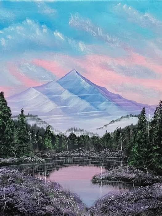 My 11 year old son painted this. He's autistic and doesn't have friends at school, doesn't get invited to birthday parties, spends most of his time alone in his room. Teachers keep telling me he's "in his own world" like that's a bad thing. I've watched him sit by himself at