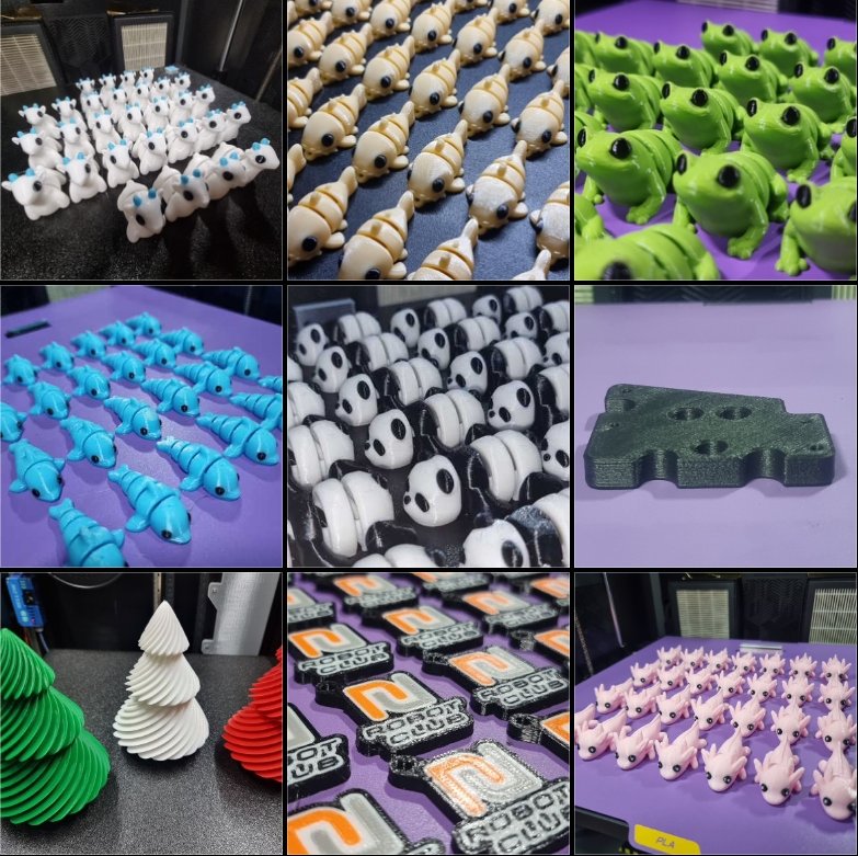 KineticEFDM's tweet photo. ปีใหม่แล้วเลยรวมงาน ปริ้น3D - พิมพ์สามมิติ 3DPrintjng ส่วนใหญ่ในปี 2025 มาให้ดูกันครับ มาหมดทั้ง PLA PETG ABS และอื่น ๆ เลย

ปีนี้ก็หวังว่าจะได้ลองอะไรใหม่ๆในวงการอีก ไม่ว่าจะเป็น วัสดุใหม่ สีใหม่ เครื่องใหม่ ๆ

ขอขอบคุณทุกคนที่ติดตาม แลกเปลี่ยนความรู้ และสนับสนุนกันมาตลอดทั้งปีนะครับ ไม่ว่าจะเป็นลูกค้า เพื่อนในวงการ หรือคนที่เข้ามาคุย มาถาม มาแชร์ประสบการณ์กัน

สุดท้ายนี้ก็ขอให้ปี 2026 เป็นปีที่ดีของทุกท่าน พบพานแต่เรื่องดี ๆ สุขภาพแข็งแรง งานลื่น เครื่องไม่งอแง และสมหวังกันทุกคนครับ

ปล.ปีนี้ก็รับปริ้นเหมือนเดิมนะ เริ่มต้นแค่ 1.3บาทต่อนาที เหมาวันก็ได้ ขอแค่ท่านมีไฟล์ 3D มาให้ครับ

#ArtToy #ปริ้น3D #3DPrint #Handmade #พิมพ์3D