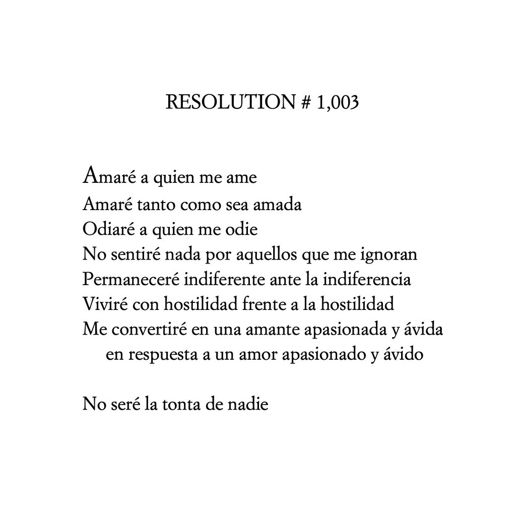Ahora que empieza el año; recuerdo el propósito de June Jordan.
