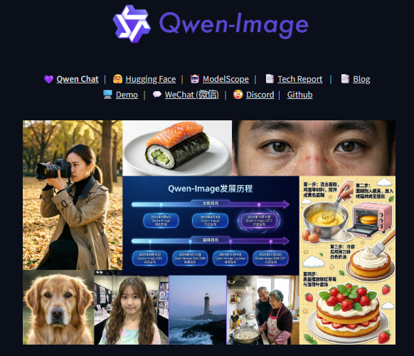 Qwen image collage