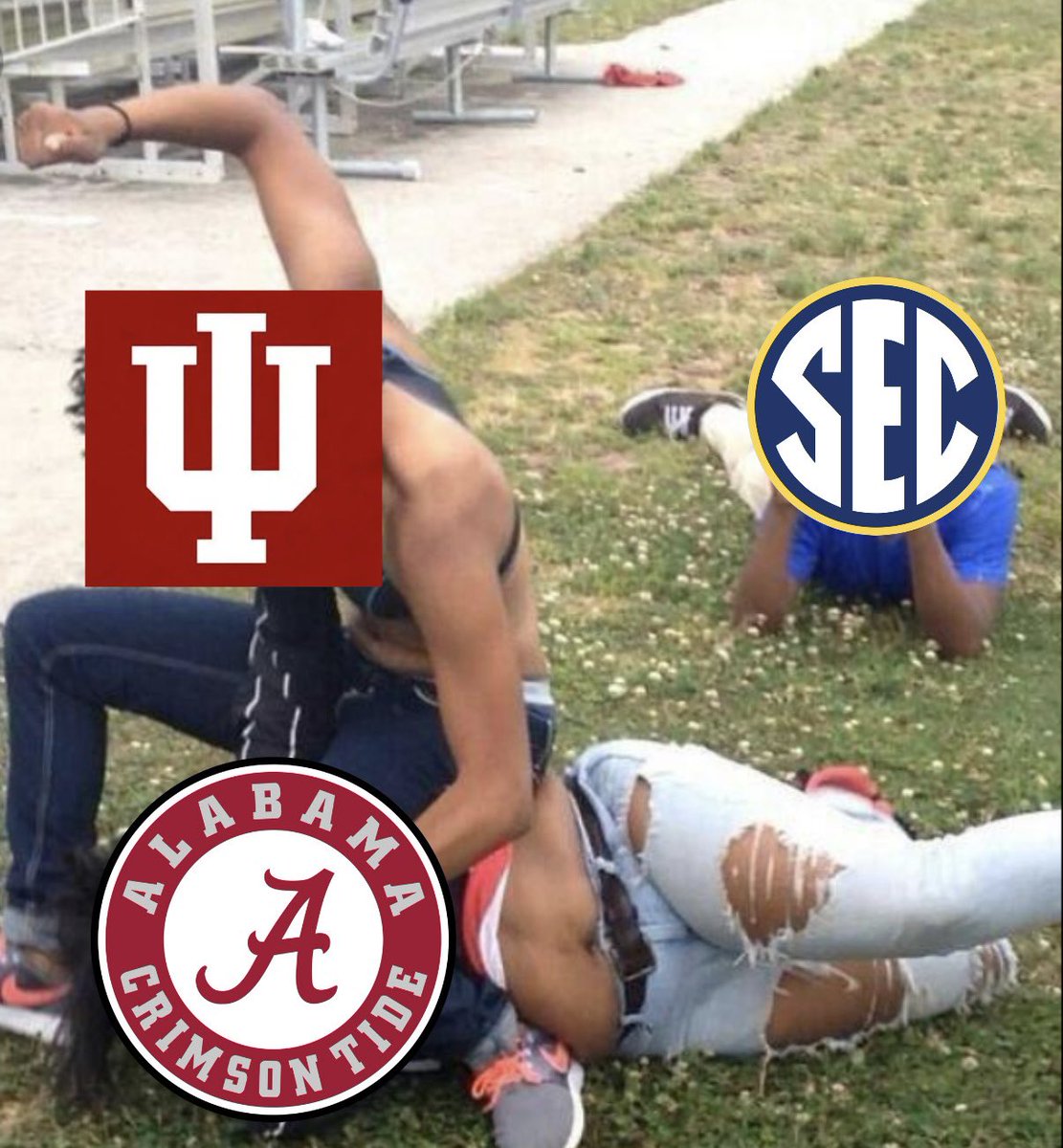 wesj_42's tweet image. Big Ten fans: “hurrrrdurrrr the SEC is getting their ass beat!”

Meanwhile, SEC fans in reality:
