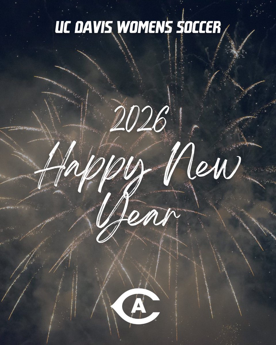 ucdaviswsoc's tweet photo. Happy New Year! #GoAgs https://t.co/VKHKhGKpQe