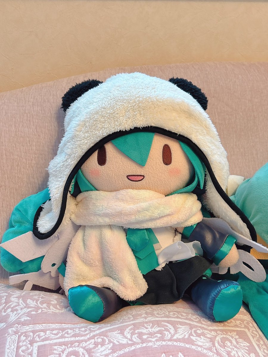 mikusanlove_don's tweet image. あったかそうだね☺️

 #うちのみくぽよ