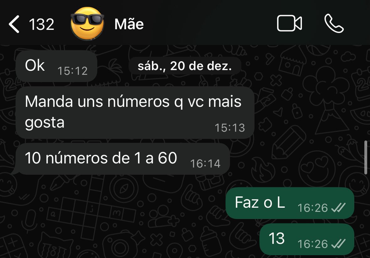 minha parte eu fiz