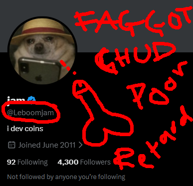 i am not @Leboomjam this poor retard is impersonating me, i only use my same two wallets so be careful