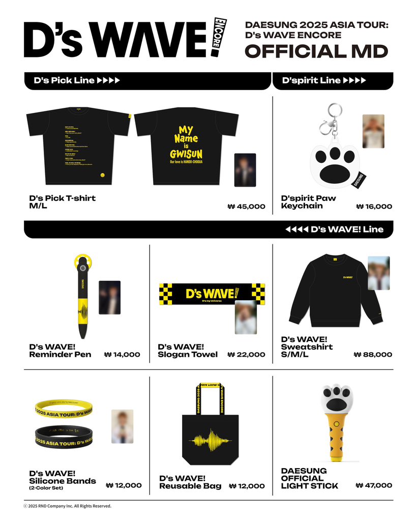 BBKSHOP_PH's tweet photo. QUICK GO~

D’S WAVE IN SEOUL ENCORE MD

ETA: 3rd week of January

SHIRT - PHP 2300
Paw Keychain - PHP 870
Ballpen - PHP 780
Slogan Towel - PHP 1240
Sweatshirt - PHP 4260
Silicon Bands - PHP 690
Bag - PHP 850
Light stick - PHP 2600

DM FOR ORDER https://t.co/7nJDLIHk63