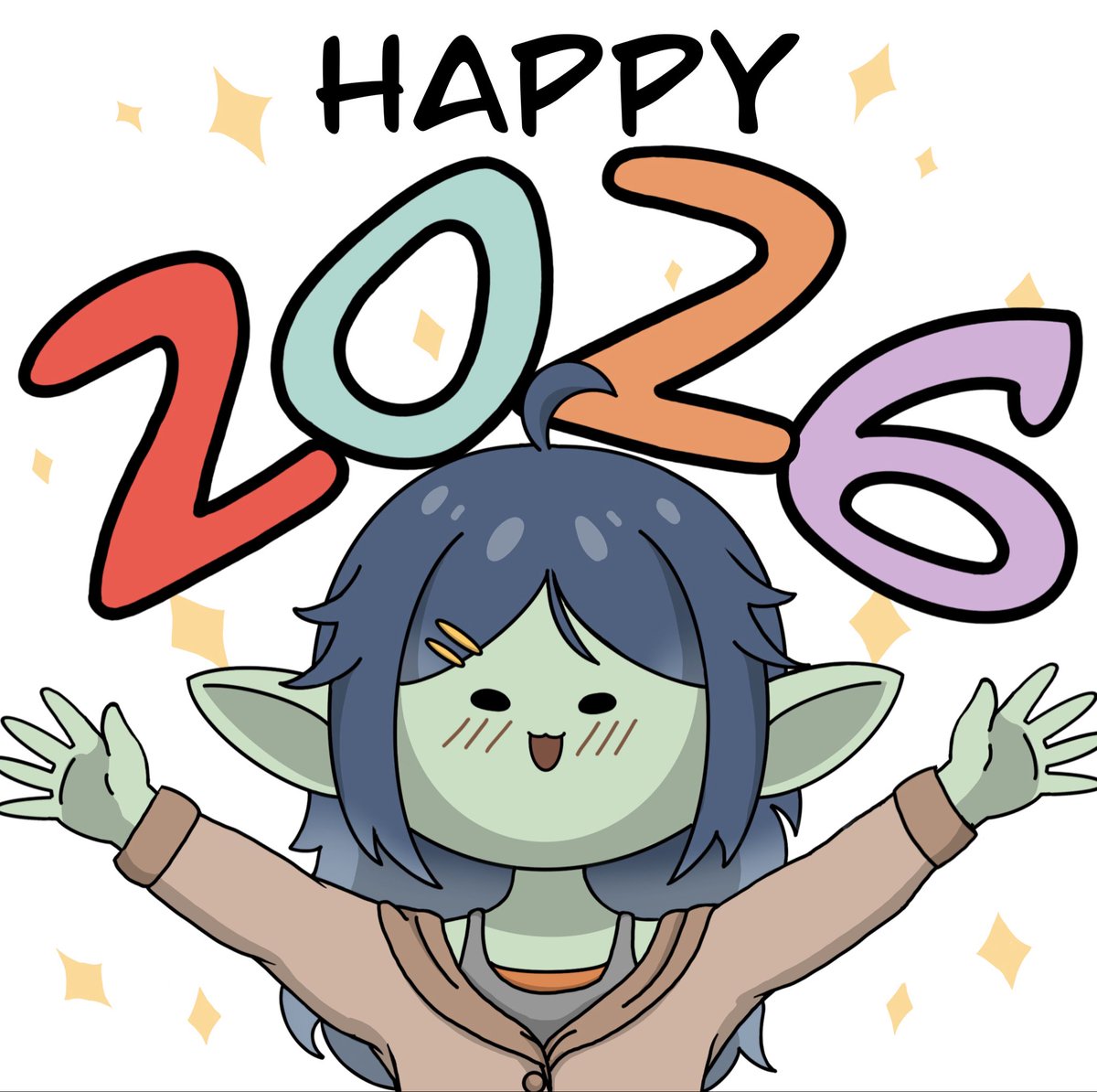 Happy New Year everyone!! Thank you for all the love and support this year! I hope all of you have a great year!! 💚