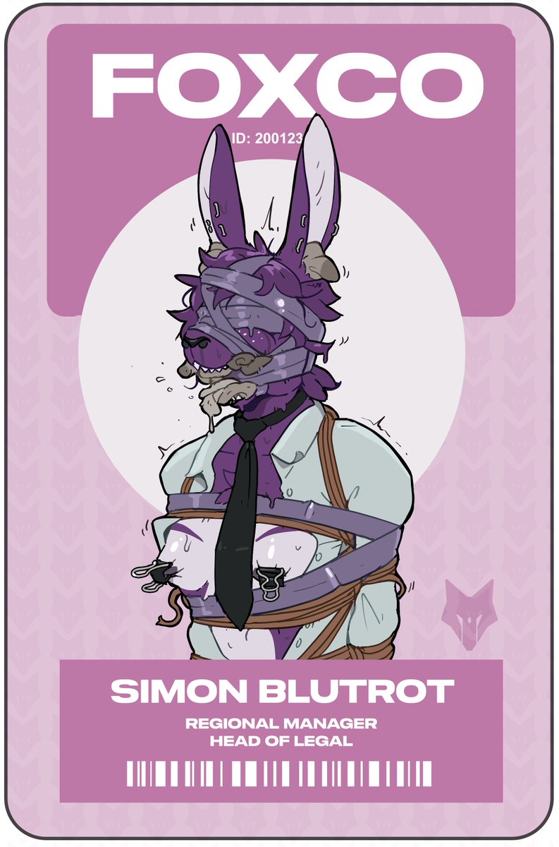 bigtiddyfox's tweet photo. For those who don't know, I do an event with my managers every winter, where I have them pick gags for each other, which I then doodle as a secret santa esque gift exchange.

They really went creative with the ideas, and I had a lot of fun designing them to look like FoxCO badges https://t.co/z1k6IJzO7c