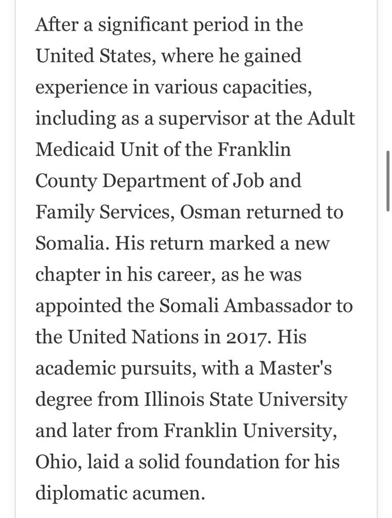 libsoftiktok's tweet image. But wait… there’s more!

The NPI for Somalia’s UN Ambassador healthcare company is on an exclusion list with the code 1128a1. This means that this company has been convicted of Medicaid/Medicare crimes!

This is who’s overseeing security now at the UN

He was also a supervisor…