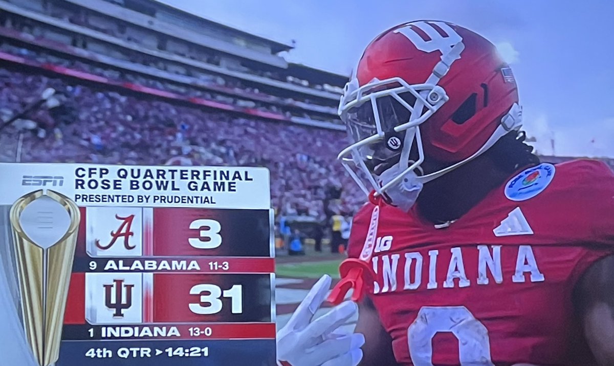 itsAntWright's tweet image. Indiana making Alabama look like Grambling