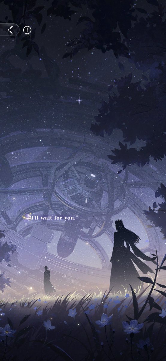 We finally have an illustration of Lightseeker Xavier and Queen MC.  I’m hurting again 😭