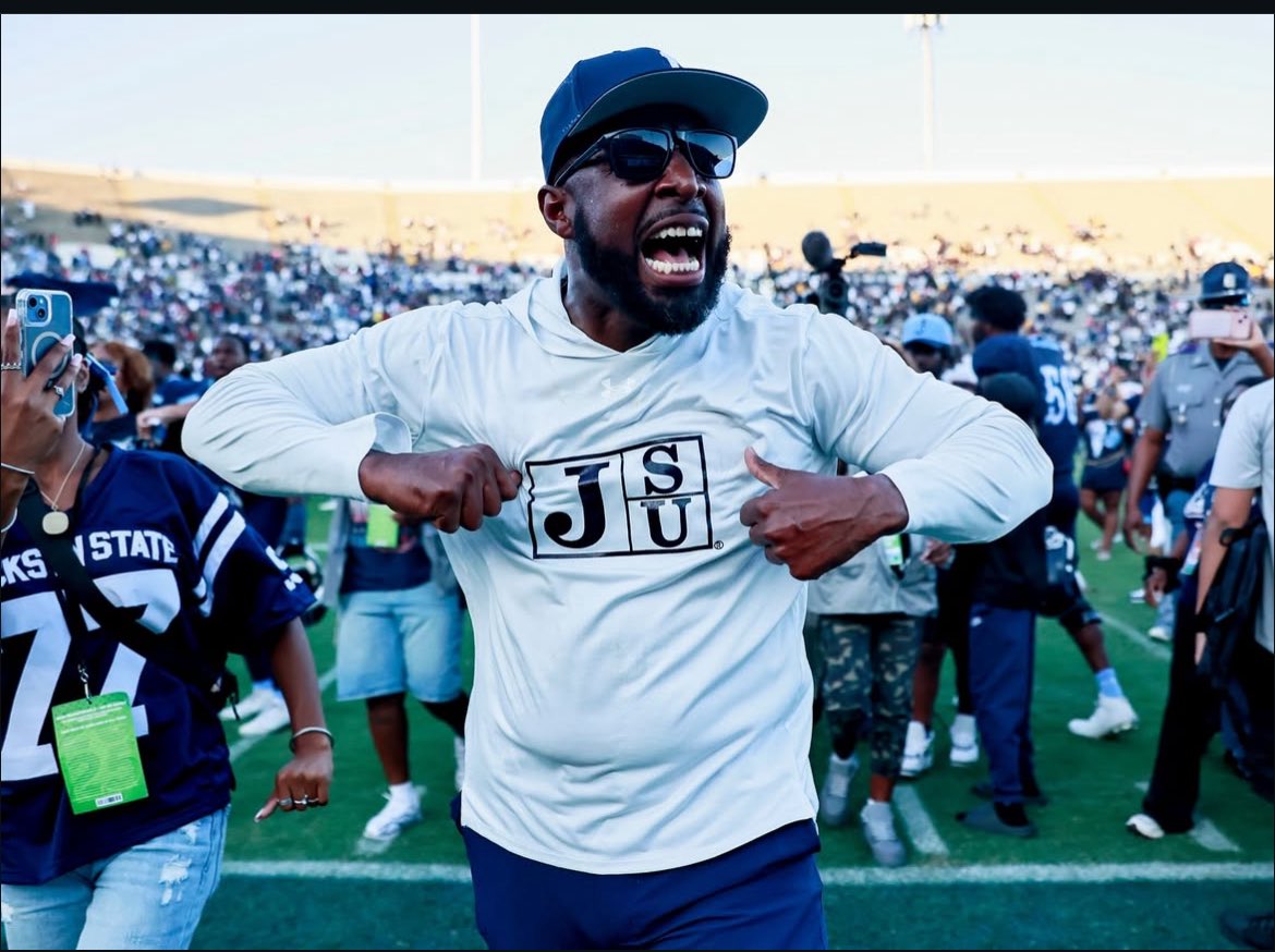 The portal opens tomorrow. We don’t have alot of time to waste. If you want to be apart of a family, be coached by the best, play for championships, leave a better man with a degree, get in at THEE JACKSON STATE UNIVERSITY. It don’t get no better. THEE NUMBERS DONT LIE🐅💙