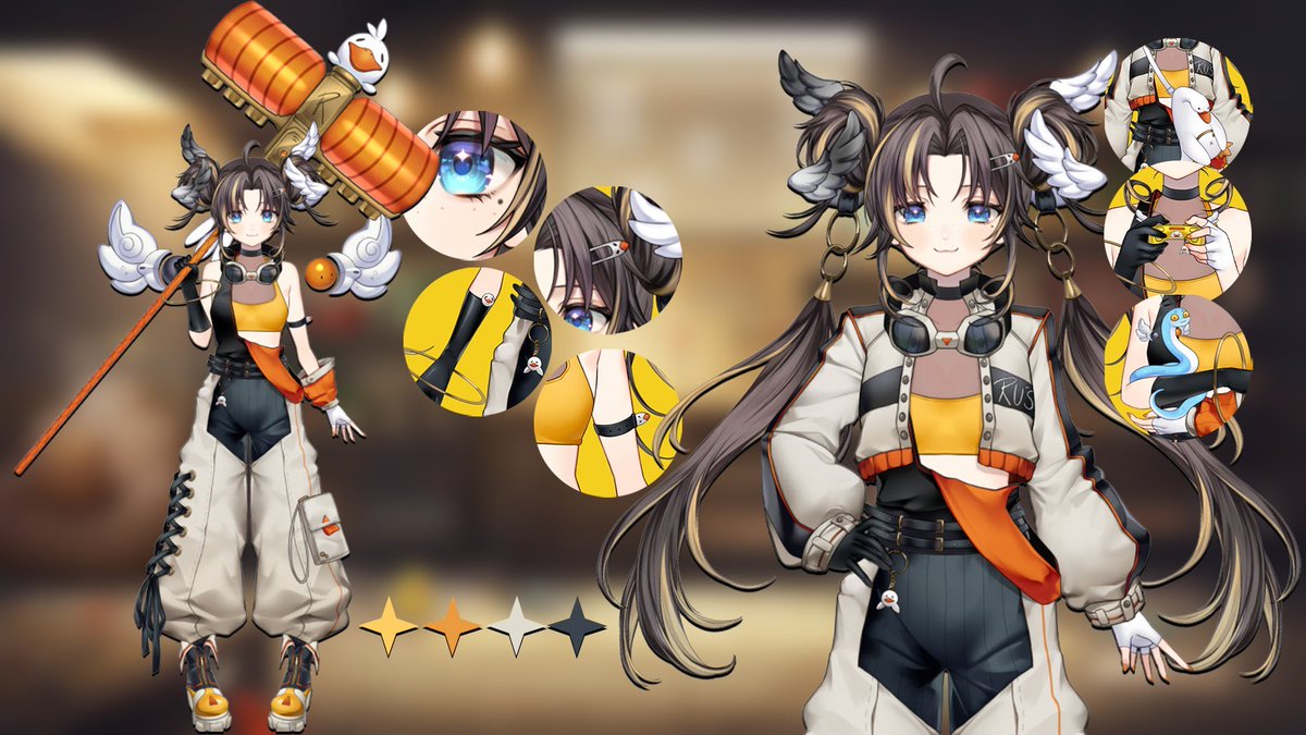 RunyaChanVT's tweet image. New year new introduction 💫🪽

Hi everyone ✨

My name is Runya and I am a clumsy fallen angel 🪽

Not a duck!!! Even if I like them 🦆 

Will you visit me in my workshop so I can show you new fidget toys 💛🧡