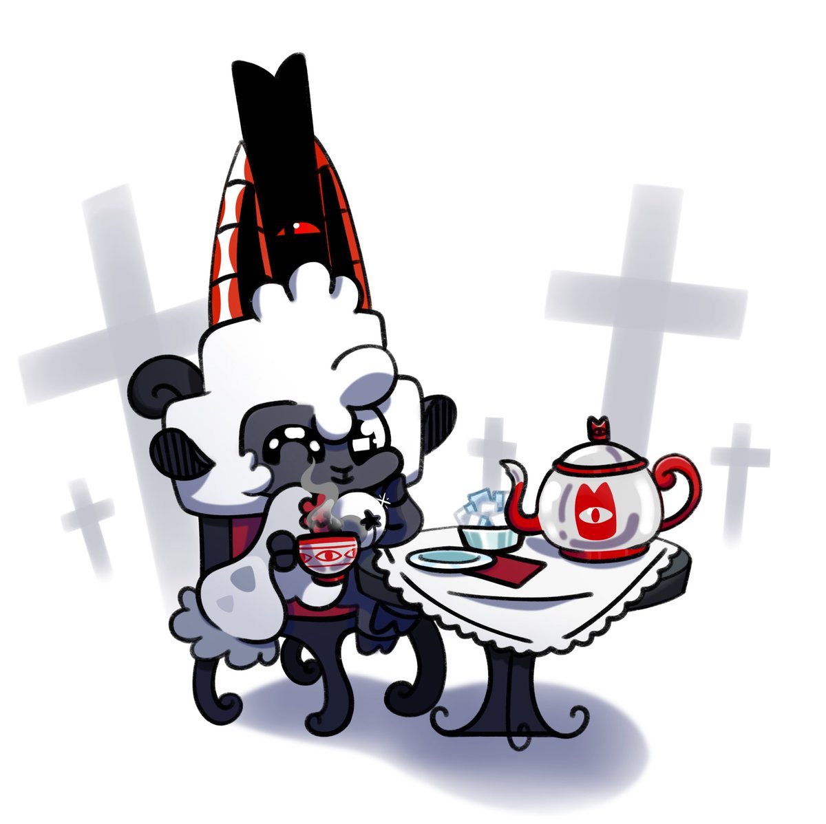 Admittedly, I ran out of time, but Happy New Year!🎉
#CultoftheLamb