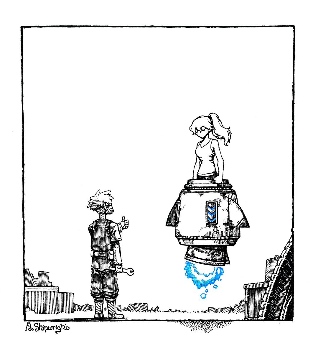 “It’s got fins, it moves like it’s swimming.
I mean, that’s basically the Little Mermaid.”