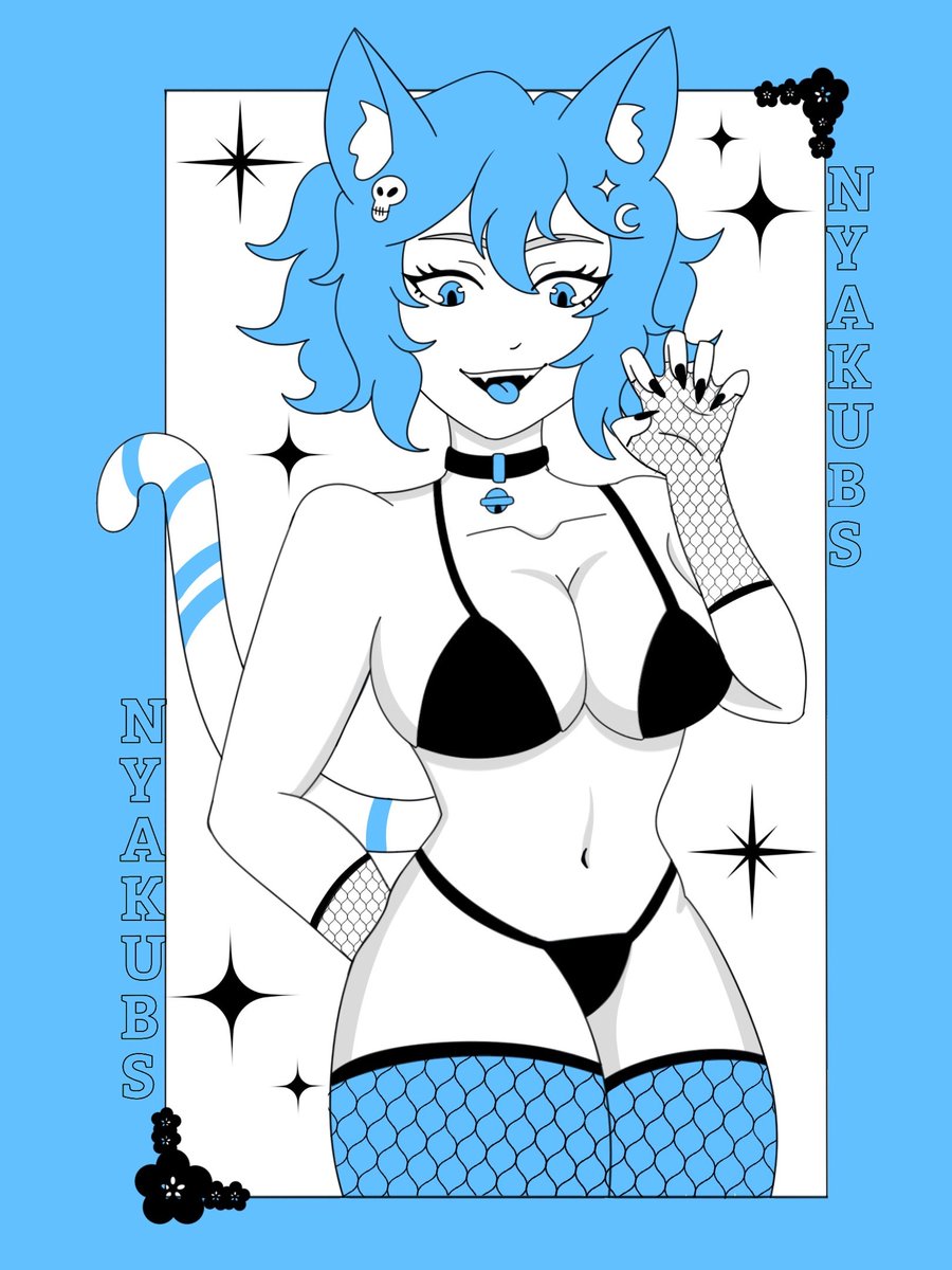 Nyakubs🐈‍⬛️🦎Punk Catgirl Vtuber|| DEBUT MAY 25TH tweet media