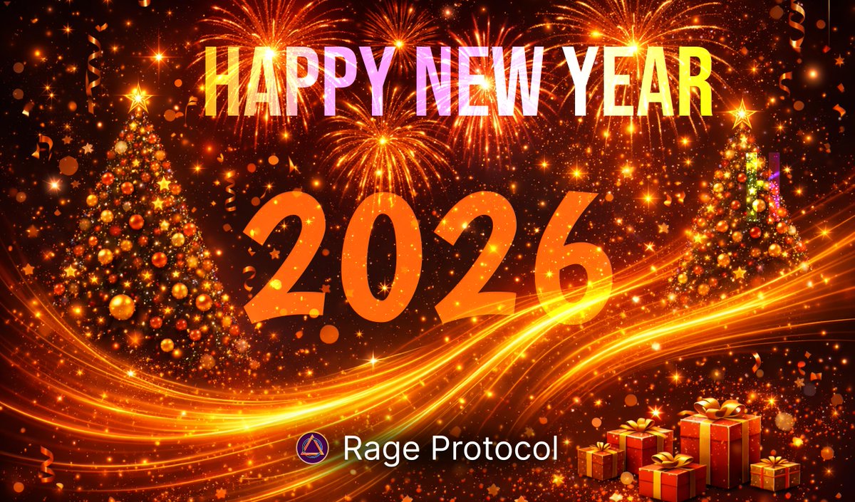 New Year,the Same Protocol!
We came in with ambition
We leave with momentum
$RAGE still stacking $HESTIA
Still bending chaos to advantage
Still built for the relentless

2026 is for Scarcity
Scarcity is Money
It’s about execution
Sharper strategies
Deeper cadence
More bond flow