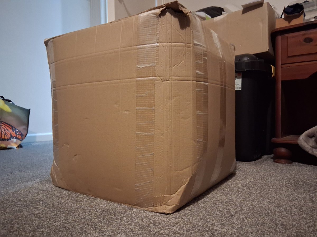 Big box of fluff, I wonder what it's for