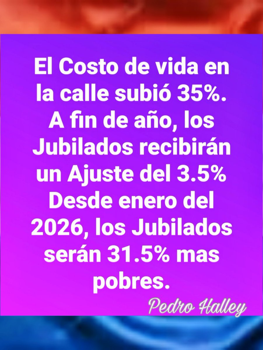 <a href="/nestornunezpy/">Néstor Núñez</a> <a href="/tanito1010/">Renato Bettini</a> El IPC del <a href="/BCP_PY/">Banco Central del Paraguay</a> y su "inflación" es más falso que Billete de 3 mil.
Los que más sufren como consecuencia de ésta falásia son Los Adultos Mayores Jubilados que "aumentan" sus salarios basado en éstos datos
<a href="/ABCCardinal/">ABC Cardinal 730 AM</a> <a href="/LaNacionPy/">Diario La Nación</a> <a href="/AM_1080/">Monumental AM 1080</a> <a href="/nanduti/">Radio Ñandutí</a> <a href="/780AM/">Radio 780 AM</a> <a href="/edu_nakayama/">Edu Nakayama</a>
