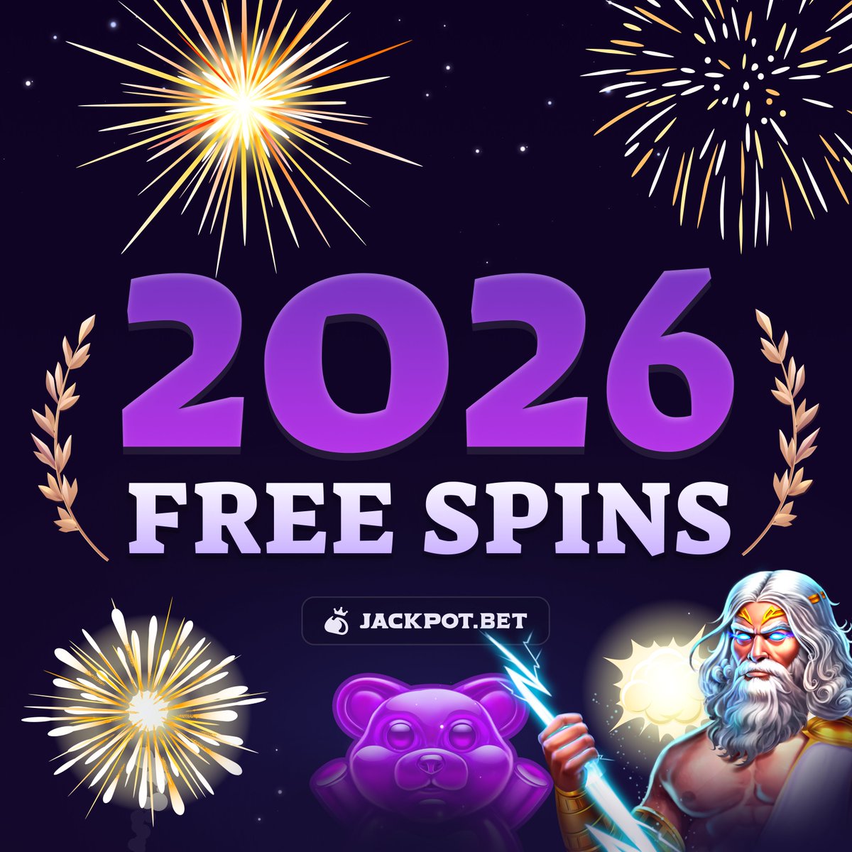 🍾 2026 FREE SPINS GIVEAWAY 🍾

It’s 2026 — so we’re giving away 2026 FREE SPINS 🎰

How to Enter:
1⃣ Like + RT
2⃣ Tag a friend
3⃣ Follow

Ends soon ⏰
