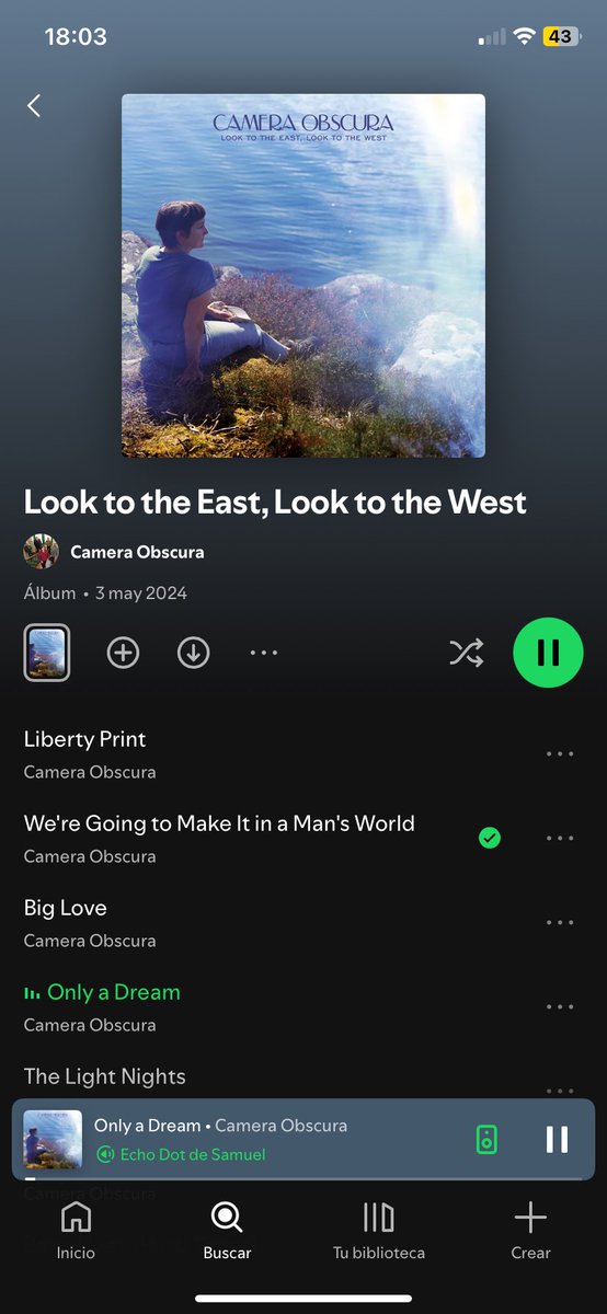 Ojalá este año pueda ver a Camera Obscura.