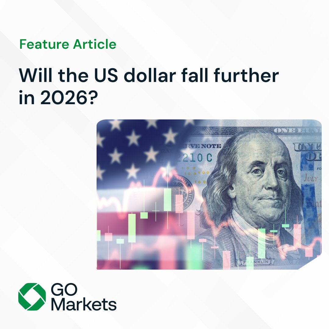 Will the new year bring a refreshed outlook for the US dollar? 
Unpack the four headwinds facing a potential USD recovery 👉 ow.ly/AQAf50XN0T5 

#USD #FX #Markets #Trading

General advice only. All trading involves risk.
Refer to our PDS and TMD. AFSL 254963.