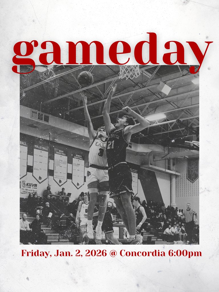 DTCardinals's tweet photo. 🏀 Away Game 🏀
Boys Basketball heads to Concordia!! 
📅 Friday, Jan. 2, 2026
⏰ 6:00 PM
📍 Concordia
Let’s bring the energy on the road! 🔥 https://t.co/0FIrsPE25O