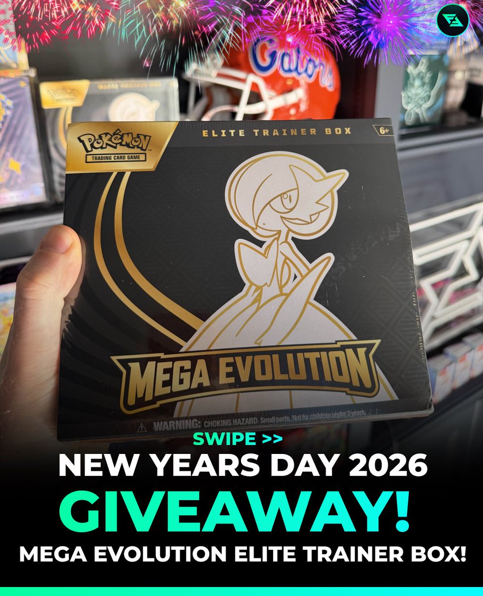 FlipFlip's tweet image. FLIPFLIP NEW YEARS GIVEAWAY 🎆🎊

For today ONLY 1/1/26

1x Mega Evolution ETB

How to enter:
Follow FlipFlip
Like, comment, and reshare this post
Tag a friend in the comments (UNLIMITED ENTRIES!!)

Winner will be picked and edited/commented into this post on 1/2/26 🔥

Good luck…