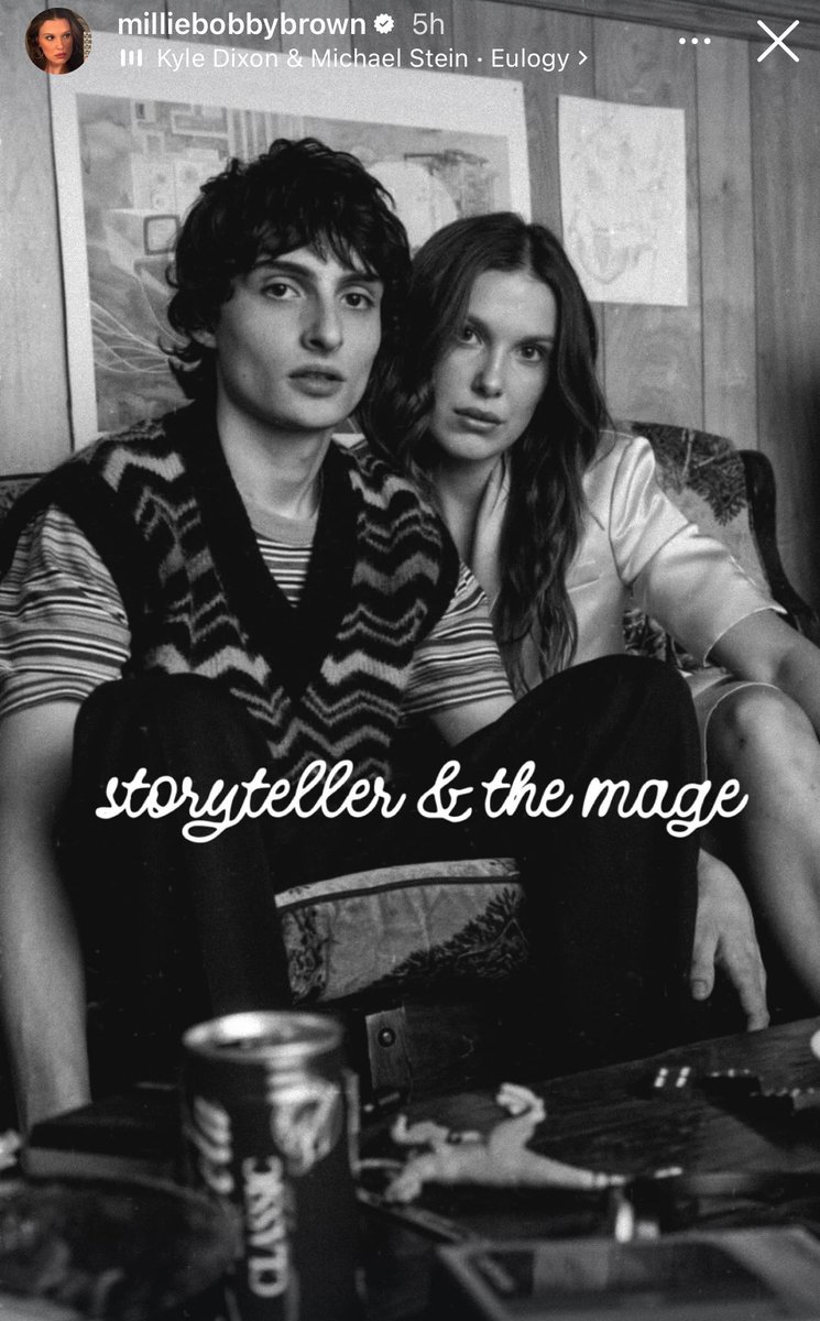 remrinas's tweet image. millie’s only posts about the finale being of el and mileven… oh yeah she’s pissed