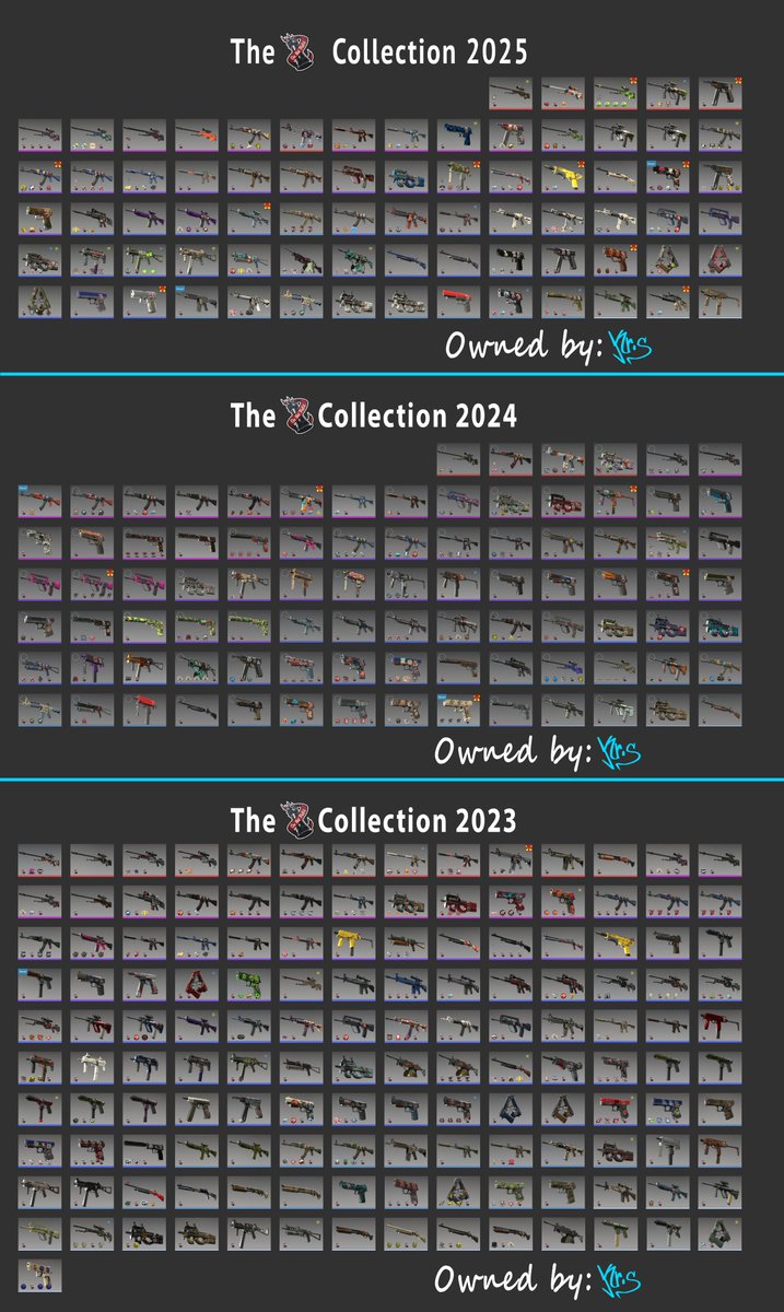 With the end of 2025, my King Collection for the year also came to a close. This is everything that was collected throughout 2025.

The items marked with a gift box were gifted.

Hope i didn't miss any gift, since i did this at 1 AM.

Much love to everyone who gifted me