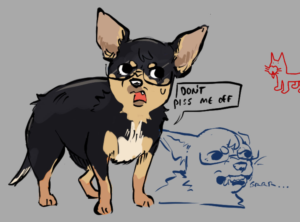 Grrr!! 

#doodle #digitalart