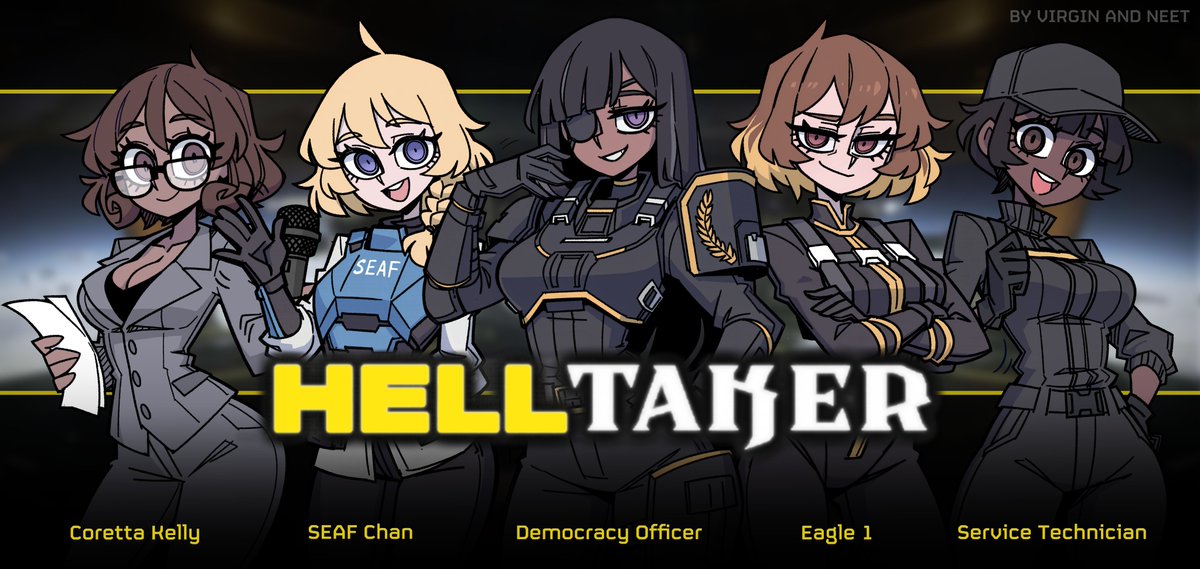 绝地把妹王！[Helldiver x Helltaker]

#Helldivers2 | #Helldivers | #Helltaker