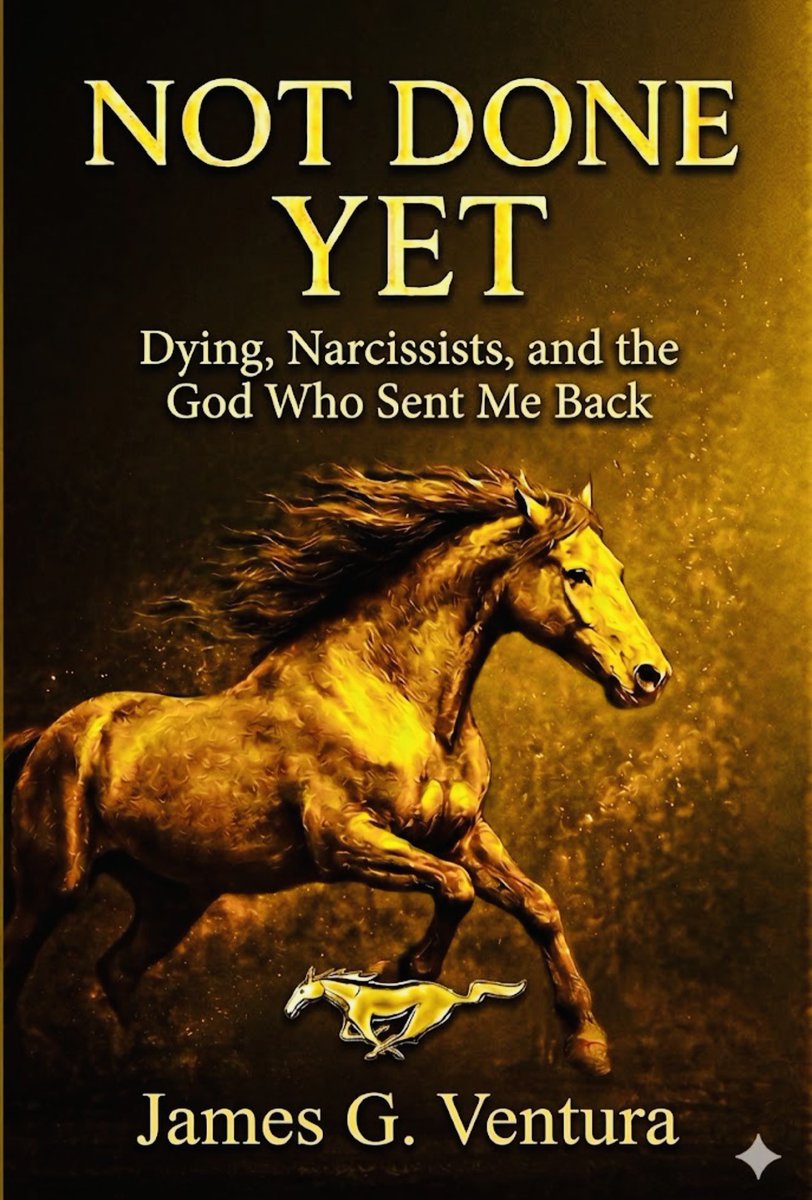 jamesv8888's tweet photo. NOT DONE YET is live on Amazon Jan 1, 2026
A true-life memoir: 8-minute NDE, Jesus, and surviving a malignant abuse system.
If you’ve been gaslit, smeared, or threatened with courts—you’re not crazy. You’re in a system. Author James G Ventura 
https://t.co/aJiiQ7RYD2 https://t.co/GZlcVeYtmS